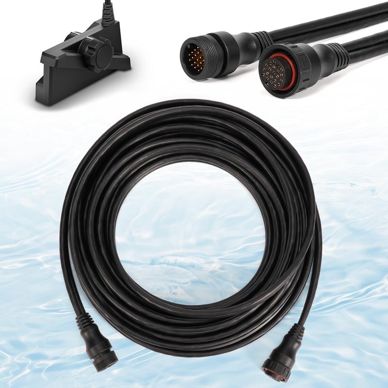 Dilomber 30 Feet (9 m) Transducer Extension Cable 21-Pin, Compatible with Panoptix LiveScope System, LVS32 LVS34 LVS62XR Transducer, Extend The Cable Length, 010-12855-00 - Image 1
